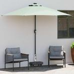 vidaXL Parasolvoet Zwart 45 x 25 x 45 cm Graniet en Staal, Tuin en Terras, Parasols, Verzenden, Nieuw, Minder dan 1 meter, Parasolvoet