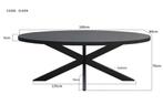 Kala Oval Spider 160cm-31059, Huis en Inrichting, Ophalen of Verzenden, Nieuw