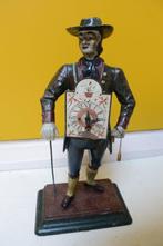 Zwarte Woud Clockman klok -  Vintage - Gietijzer -