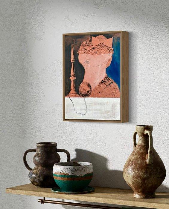 Robert Detheux ( 1932-2010 ) - En pensant à Magritte -, Antiek en Kunst, Curiosa en Brocante