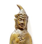 Oud Indo-Chinees / Gouden Driehoek Brons Bergstammen Reizend