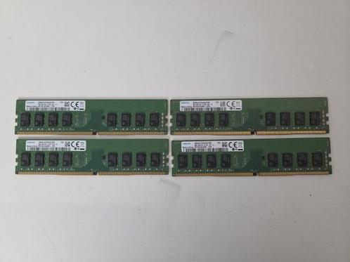 Veiling - 4x 8 GB (32GB) DDR4 RAM geheugen Samsung, Computers en Software, RAM geheugen