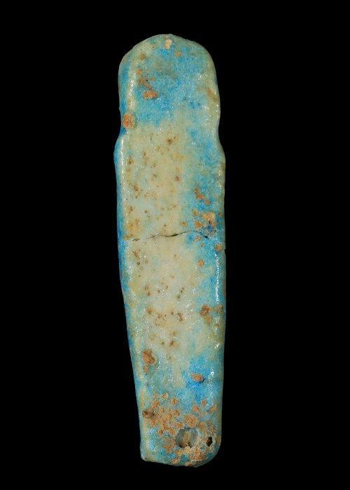 Oude Egypte, late periode lichtblauwe faience Shabti (Zonder, Antiek en Kunst, Antiek | Overige Antiek