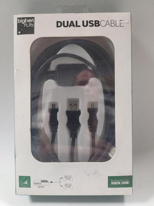 Geseald BigBen Dual USB Cable Xbox One, Spelcomputers en Games, Games | Xbox One, Ophalen of Verzenden