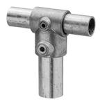 Buiskoppeling Kort T-Stuk verloop Ø 33,7, Ø 42,4 mm Zink, Verzenden, Nieuw