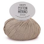 DROPS Cotton Merino Uni Colour - 03 beige - Wol/Katoen Gar, Ophalen of Verzenden, Nieuw