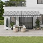 vidaXL Luifel handmatig uittrekbaar 600x350 cm antraciet en, Tuin en Terras, Verzenden, Nieuw