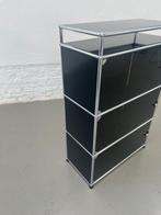 USM Haller - Fritz Haller - Dressoir - Chroom, Glas, Antiek en Kunst, Antiek | Meubels | Stoelen en Banken