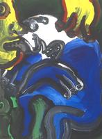 Bengt Lindström (1925-2008), Compositie met gele kop, Antiek en Kunst