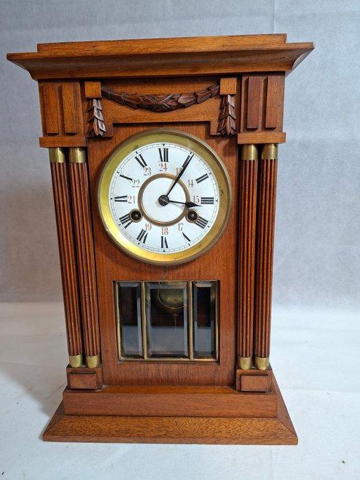 Tafelklok - Hout - 1920-1930, Antiek en Kunst, Antiek | Klokken