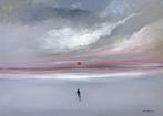 Michel Suret-Canale - On the beach with sunset  (En anglais, Antiek en Kunst