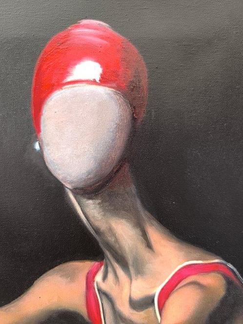 Ninni Pagano (1969) - Senza identità, Antiek en Kunst, Kunst | Schilderijen | Klassiek