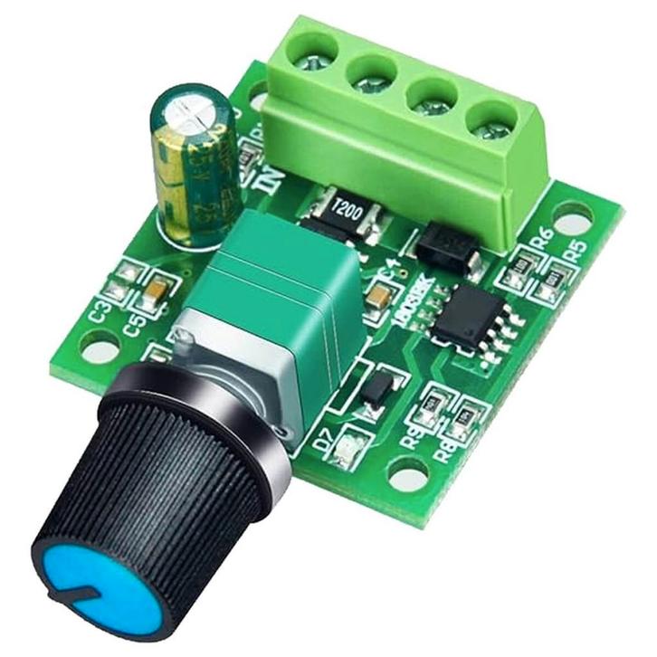 Mini DC Speed Controller - DC Motor Snelheid Regelaar - 2A, Hobby en Vrije tijd, Elektronica-componenten, Nieuw, Verzenden