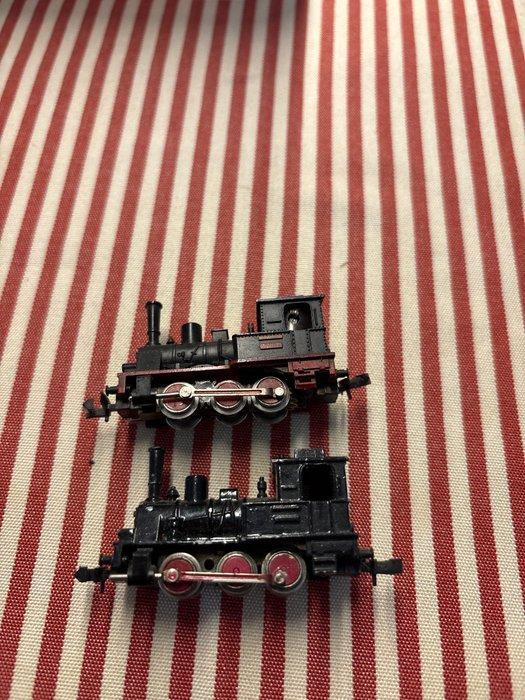 Trix N - Tender locomotief (2) - Twee kleine, Hobby en Vrije tijd, Modeltreinen | N-Spoor