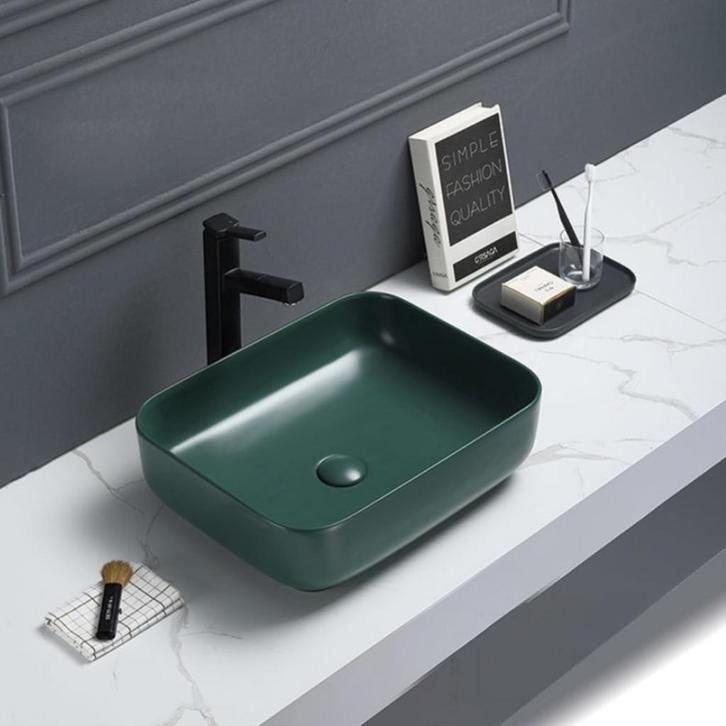 Waskom Sanilux Minerva Color Line 50x39x13 cm Inclusief, Doe-het-zelf en Verbouw, Sanitair, Ophalen of Verzenden