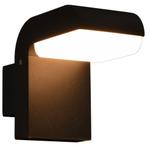 vidaXL LED-buitenwandlamp 9 W ovaal zwart, Verzenden, Nieuw