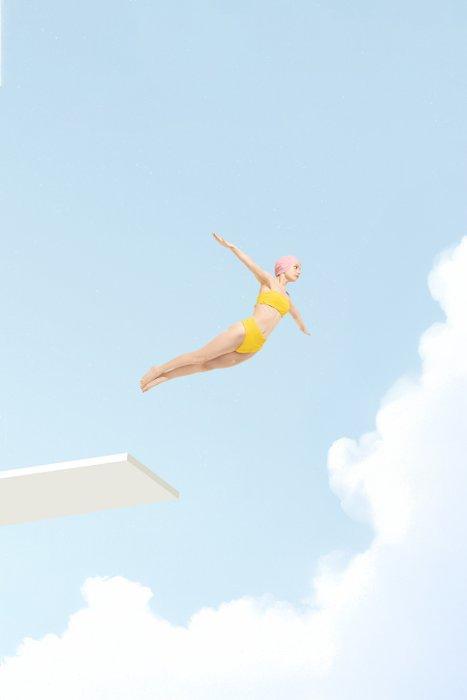 Bess Irissa - The Swimmer #10, Antiek en Kunst, Kunst | Designobjecten