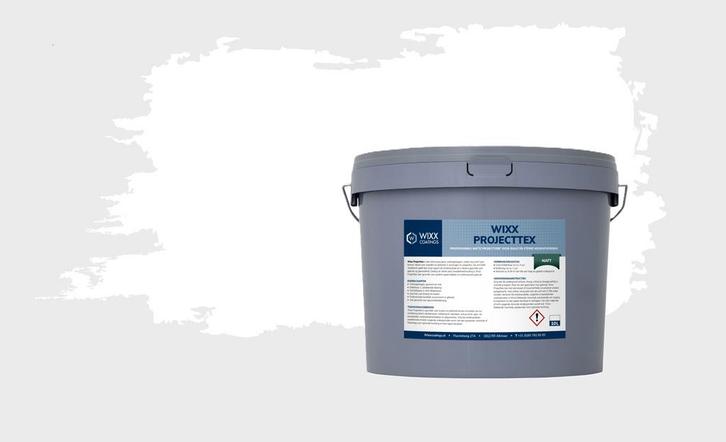 Wixx Projecttex Mat - 10L Wit 10L, Doe-het-zelf en Verbouw, Verf, Beits en Lak, Verf, Wit, Nieuw, 5 tot 10 liter, Verzenden