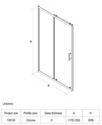 SALE - Arda 100 x 200 - Chroom - Schuifdeur  -  Douchewand, Ophalen of Verzenden, Nieuw