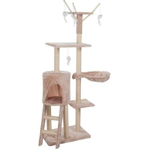 Krabpaal Sara - grijs- 50 x 35 x 138 cm, Dieren en Toebehoren, Katten-accessoires, Nieuw, Verzenden