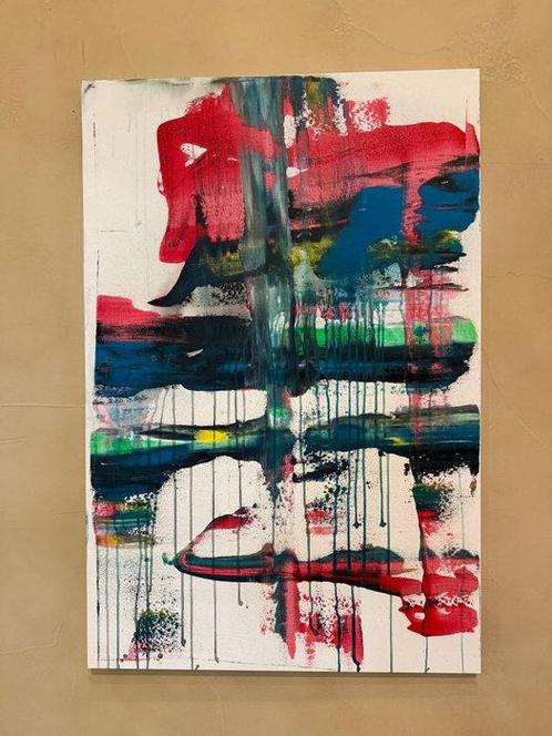 Karl Lagasse (1981) - I Love You - Grande toile - No reserve, Antiek en Kunst, Kunst | Schilderijen | Modern
