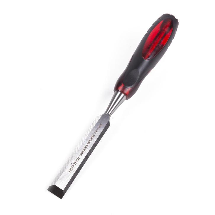 Hofftech Houtbeitel - Soft Grip Handvat - Gehard Staal -..., Doe-het-zelf en Verbouw, Gereedschap | Handgereedschap, Nieuw, Ophalen of Verzenden