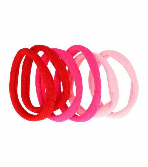 Haarelastieken Endless Armband Rood Roze, Sieraden, Tassen en Uiterlijk, Uiterlijk | Haarverzorging