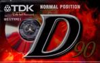 TDK D90 Normal Position Cassette Tape (Nieuw), Verzenden, Nieuw