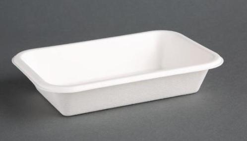 Composteerbare snackbakjes | 3,5(h)x18x12 cm | 50 Stuks, Zakelijke goederen, Horeca | Keukenapparatuur, Verzenden