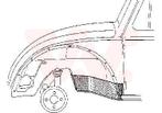 DREMPEL VOOR VW BEETLE 1972-1998, Ophalen of Verzenden, Nieuw