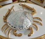 sculptuur, Krab, luxe zee-object - 5 cm - Zamak