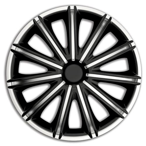 Wieldoppen  Nero 18-inch zilver/zwart, Auto diversen, Wieldoppen, Verzenden