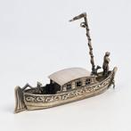 J. Niekerk - Trekschuit Gedetailleerd - Miniatuur figuur, Antiek en Kunst