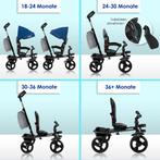 KIDIZ® 5in1 Kinderfiets - Loopfiets - Driewieler - Blauw, Verzenden, Nieuw