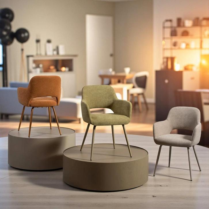 WOOOD Jenny stoel, geweven stof, Zakelijke goederen, Kantoor en Winkelinrichting | Kantoormeubilair en Inrichting, Stoel, Nieuw in verpakking