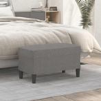 vidaXL Bankje 70x35x41 cm stof donkergrijs, Huis en Inrichting, Banken | Bankstellen, Verzenden, Nieuw, Stof, Minder dan 150 cm