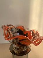 Schaal - Glas - Handgeblazen bloemenmand