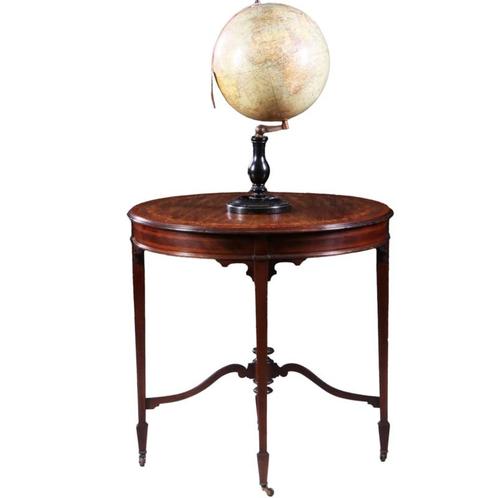 Salontafel in de hoge 19e eeuwse traditie fraai ingelegd  do, Antiek en Kunst, Antiek | Meubels | Tafels, Ophalen of Verzenden