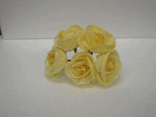 Ranonkels foam Geel 6 cm doos 30 stuks, Huis en Inrichting, Woonaccessoires | Kunstplanten en Kunstbloemen, Nieuw, Ophalen of Verzenden