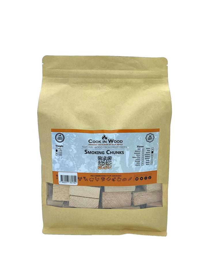 Cook in Wood BBQ mediterranean wood chunks beech, Tuin en Terras, Houtskoolbarbecues, Ophalen of Verzenden