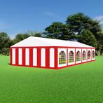 Partytent 6x12 PVC - Premium | Rood / wit