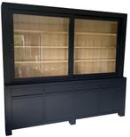 Buffetkast Edam antraciet met eiken interieur 260cm, Ophalen of Verzenden, Nieuw