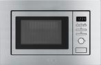 Smeg FMI020X inbouw magnetron met grill - nis 38 cm., Witgoed en Apparatuur, Magnetrons, Verzenden, Nieuw, Magnetron, Inbouw