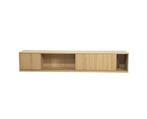 TV meubel Milo 240x42cm - naturel | Eleonora, Huis en Inrichting, Ophalen of Verzenden, Nieuw