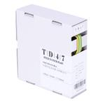 TD47 Krimpkous Box H-2F(Y/G) 9.5Ø / 4.8Ø 5m - Groen / Geel, Doe-het-zelf en Verbouw, Gereedschap | Handgereedschap, Nieuw, Verzenden