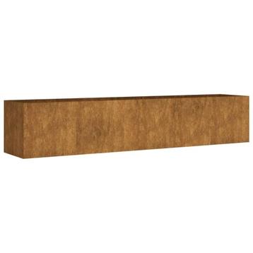 Cortenstalen Plantenbak 200cm | Tweedekansje | OP=OP beschikbaar voor biedingen