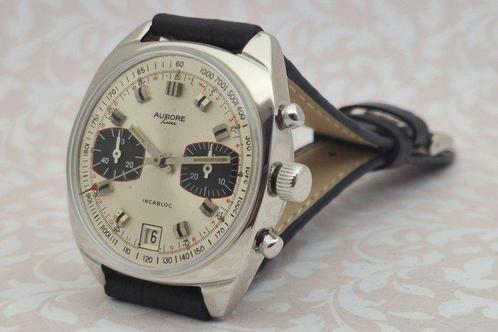 Chronographe Suisse - Aurore - Cal. Valjoux 7734 - JUMBO -, Sieraden, Tassen en Uiterlijk, Horloges | Heren