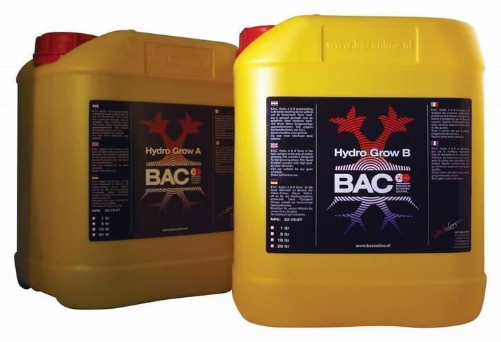 B.A.C. Hydro Groei A+B 10 ltr, Tuin en Terras, Plantenvoeding, Nieuw, Ophalen of Verzenden