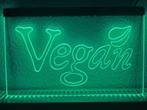 Vegan vega neon bord lamp LED verlichting reclame lichtbak, Verzamelen, Verzenden, Nieuw