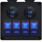 ProRide Schakelpaneel 12V voor Auto/Boot - USB/USB C, Auto-onderdelen, Dashboard en Schakelaars, Verzenden, Nieuw